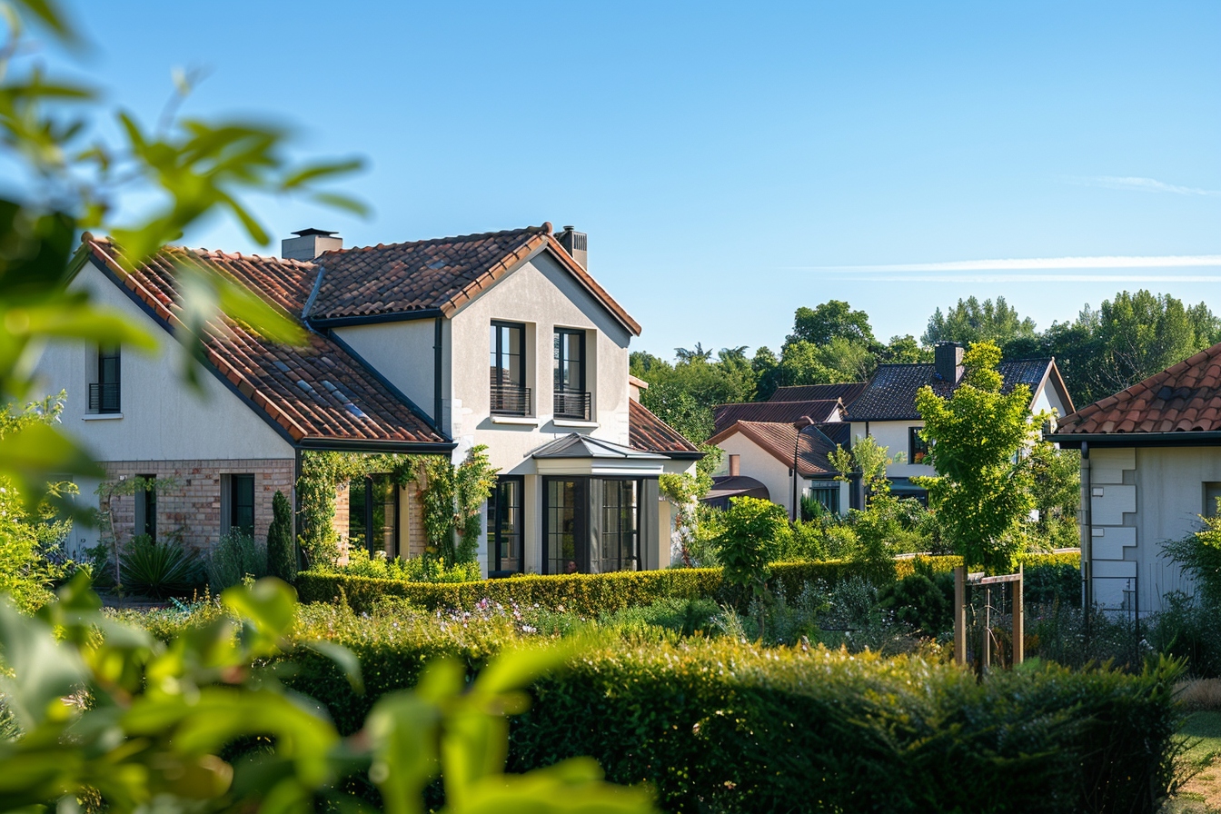 Choix entre déménager ou agrandir sa maison à Épinay-sur-Seine illustré par une famille regardant des plans de maison